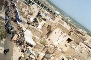 26 Kashgar Bazaar From Top Of Bazaar Tower 1993